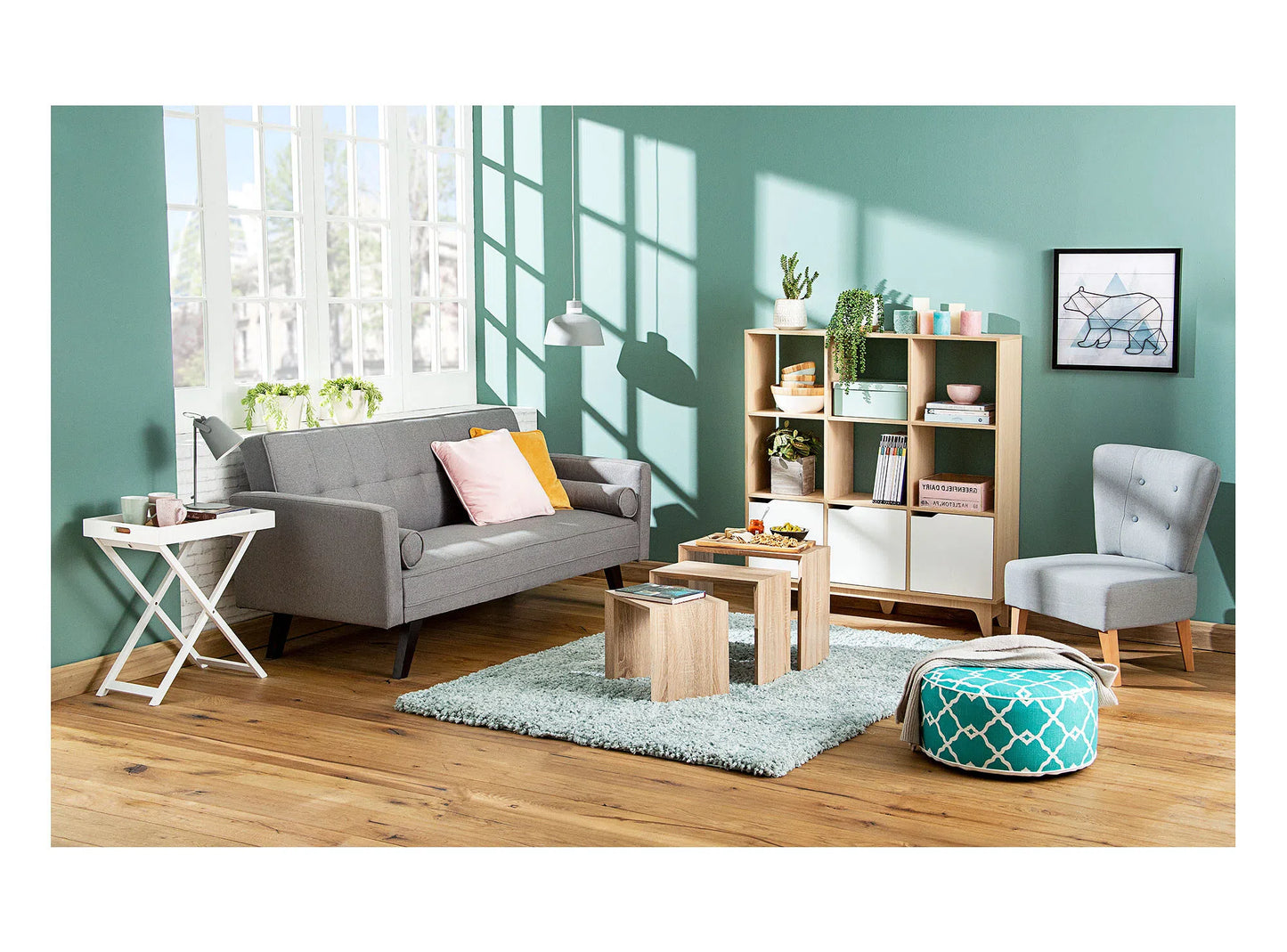 Futon Bonnie Gris