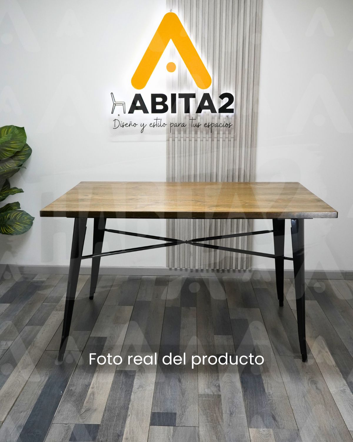 Mesa Tolix Rectangular 140x90cm