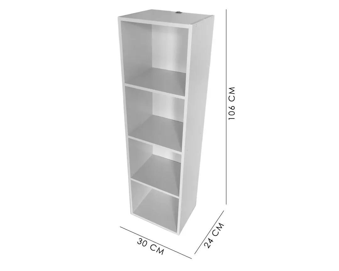 Librero Vertical 4 Niveles Multifuncional