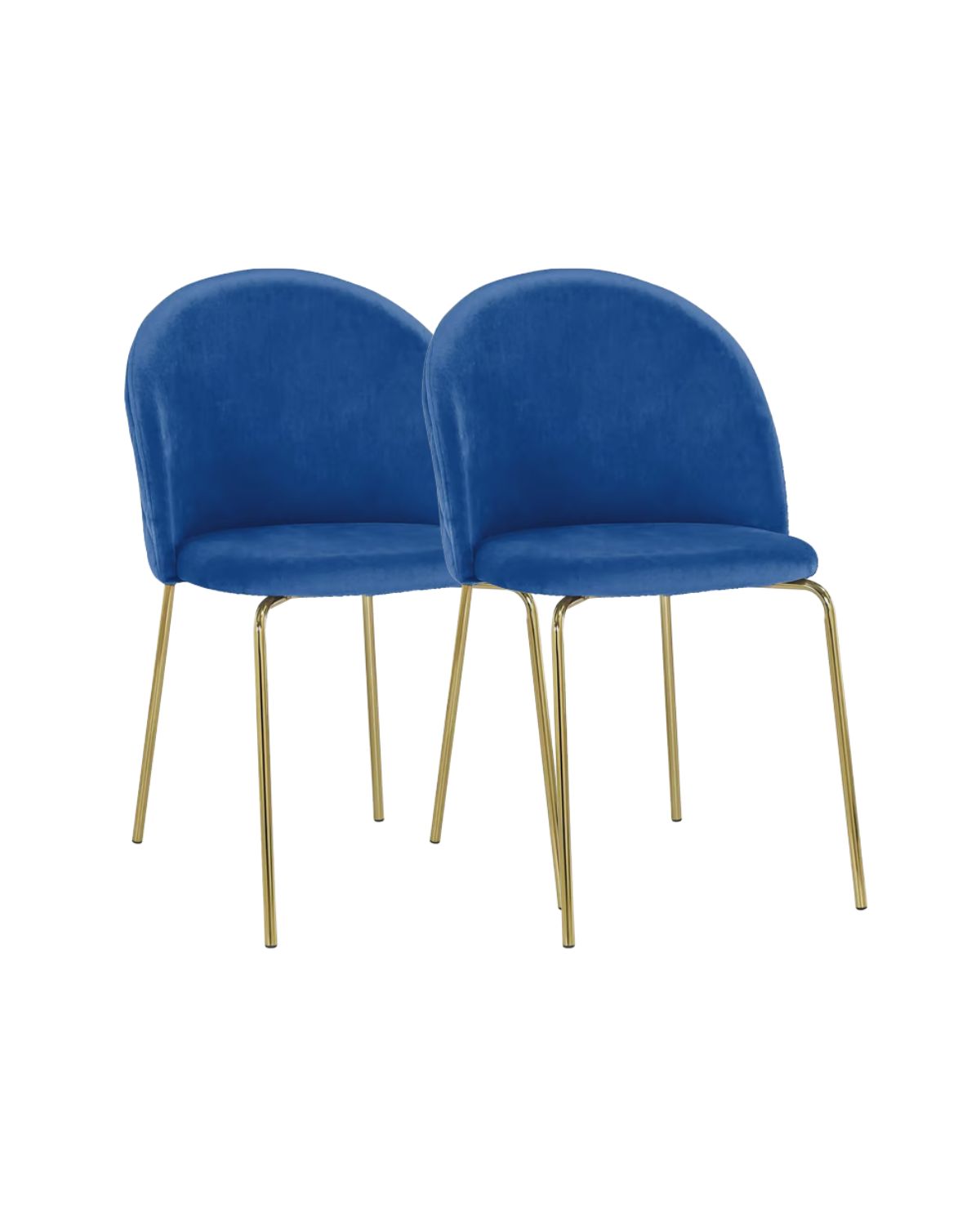 Pack 2 Silla Nordic Felpa Gold