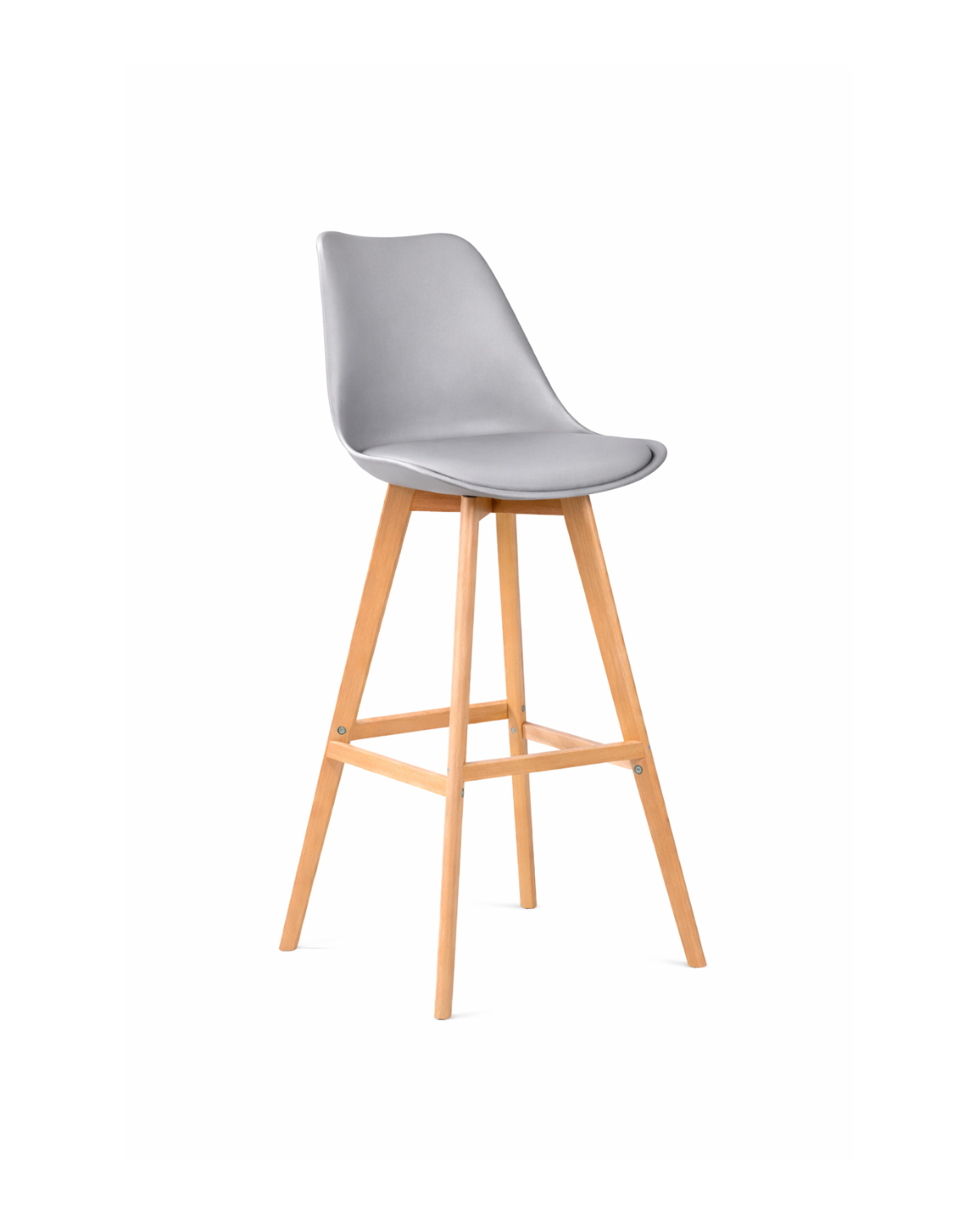 Taburete Tulip Wood 76 cm