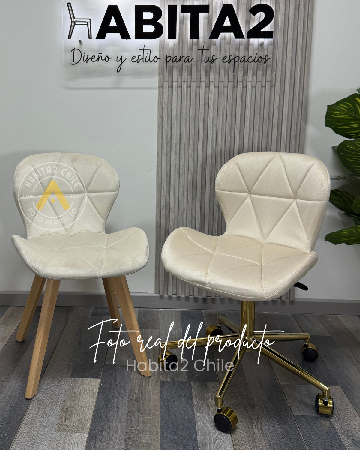 Pack Sillas Manicurista Mariposa Felpa