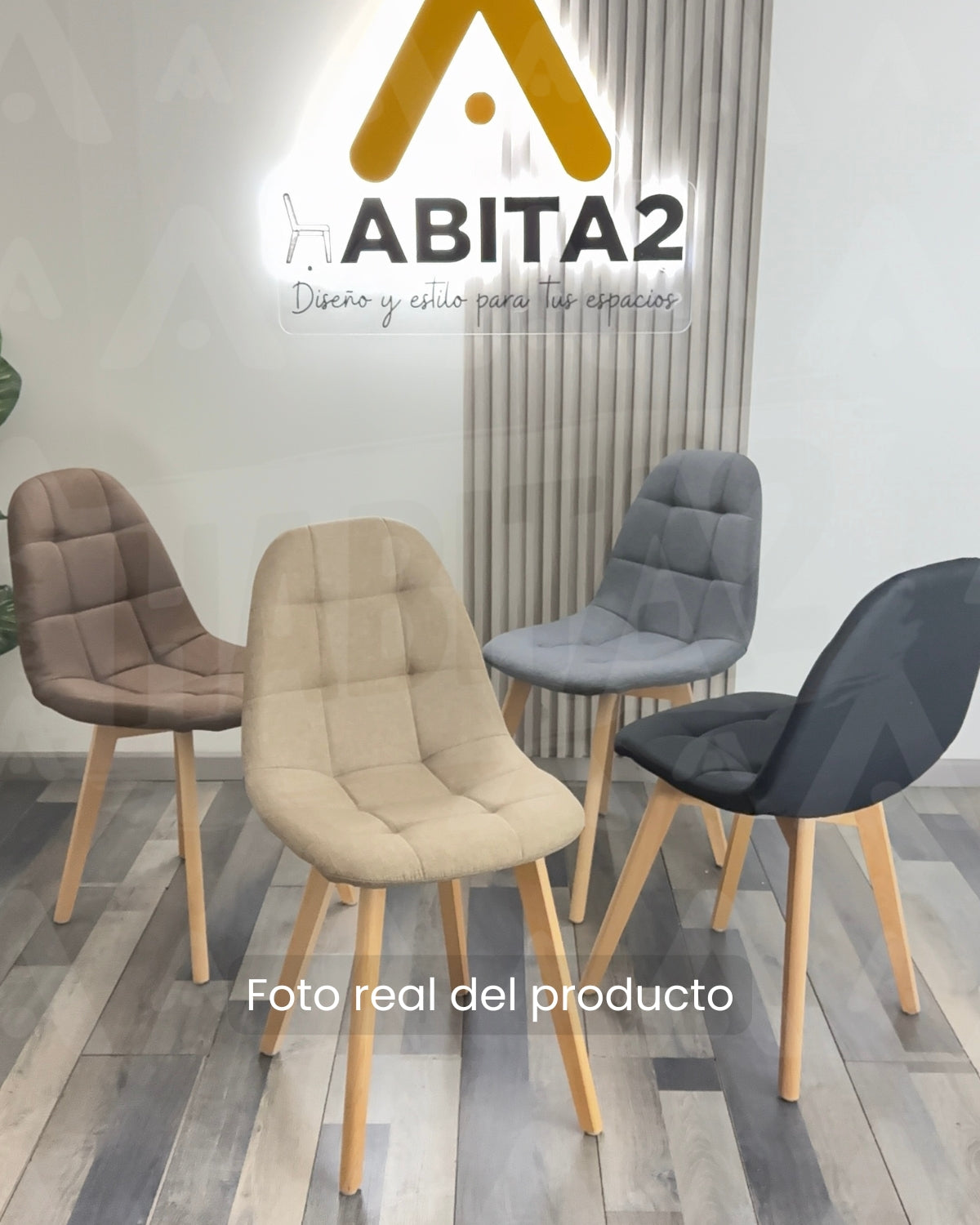 Silla Capitone Lino