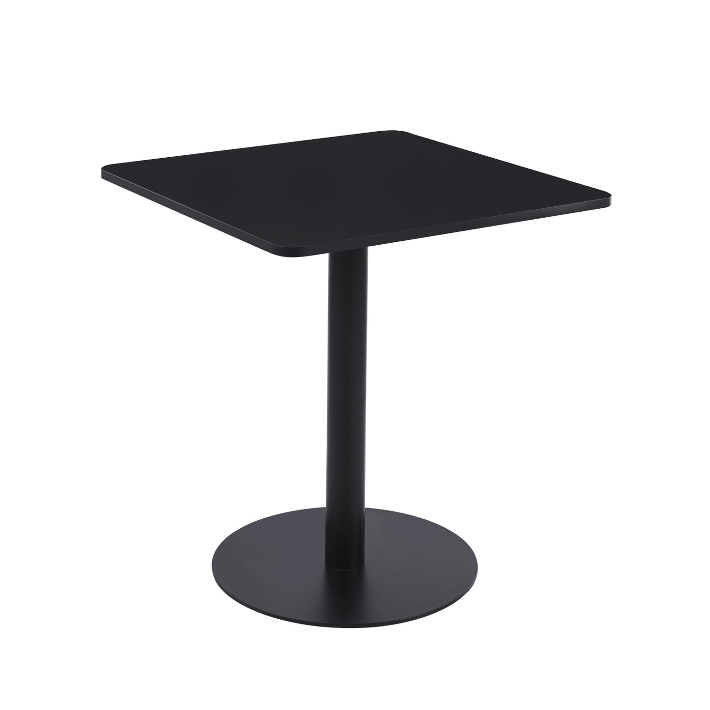 Mesa Tubo MDF 70x70 cm NEGRO