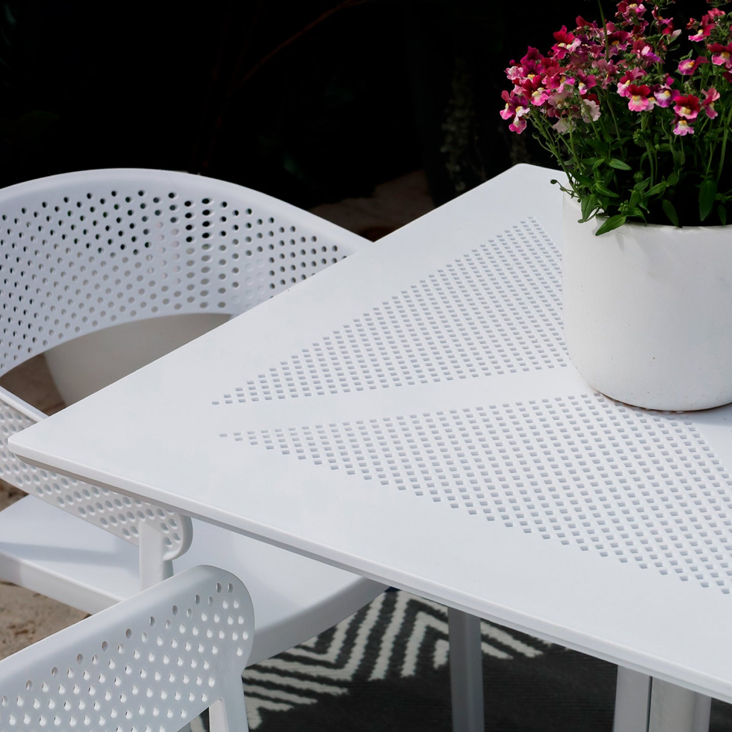 Mesa Exterior Polipropileno 80x80 cm