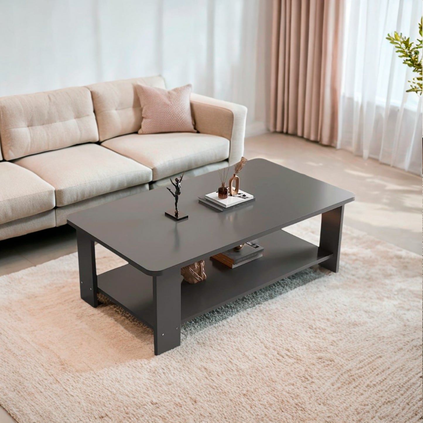 Mesa de centro Gris
