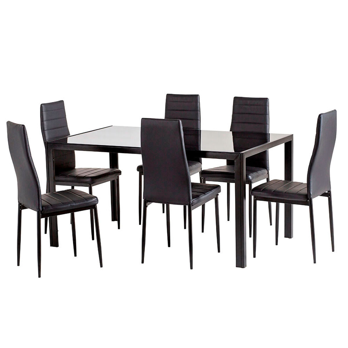 Comedor Dining Negro 6P