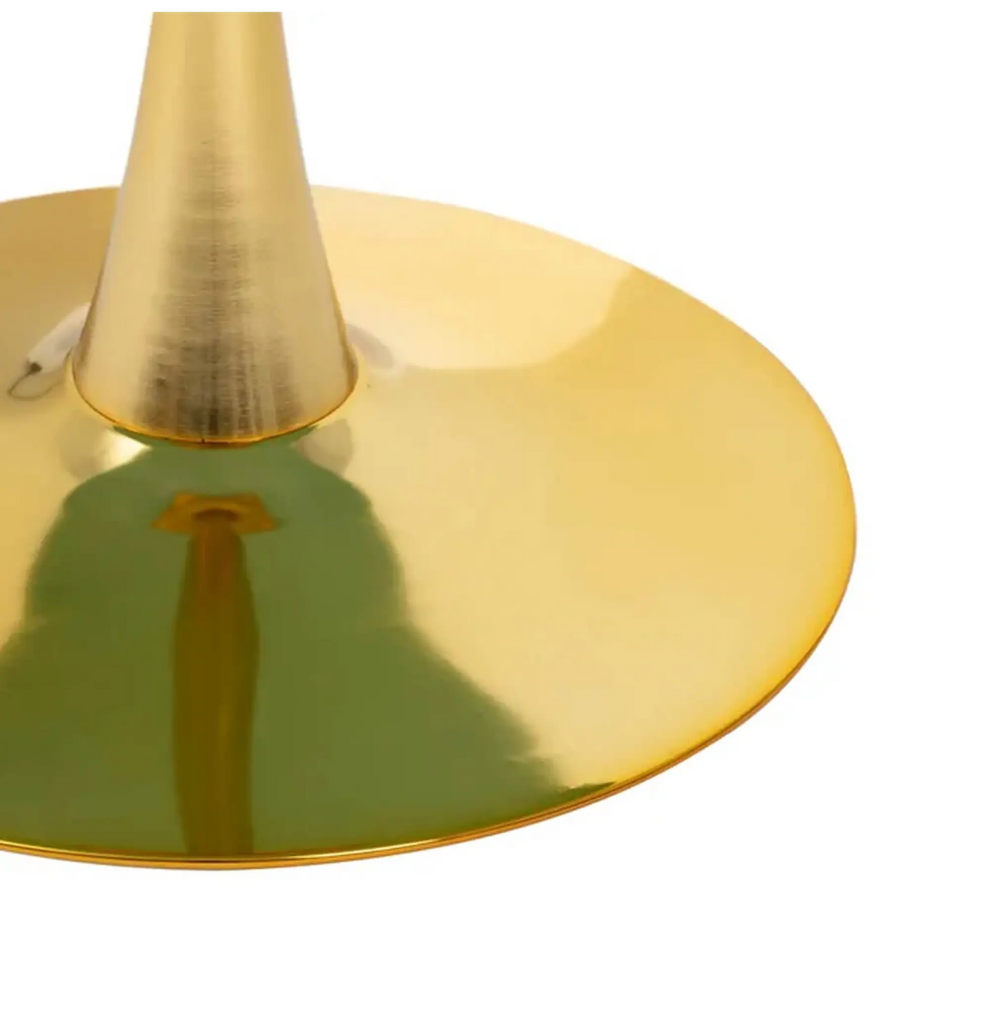 Mesa Tulip Gold 100 cm