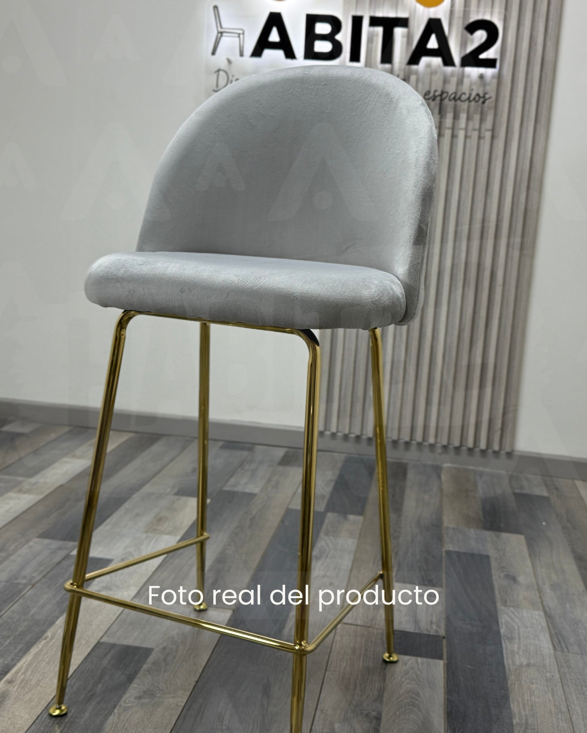 Taburete Deluxe Gold 65cm