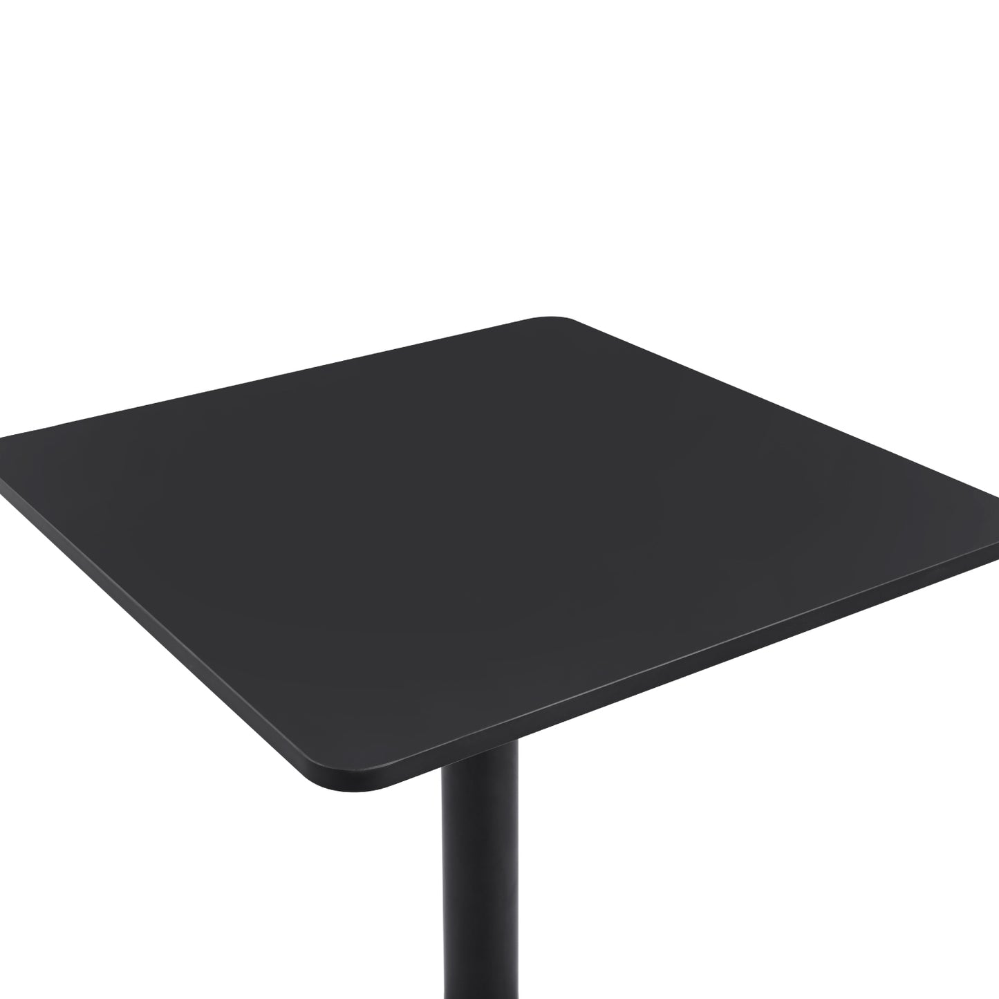 Mesa Tubo MDF 70x70 cm NEGRO