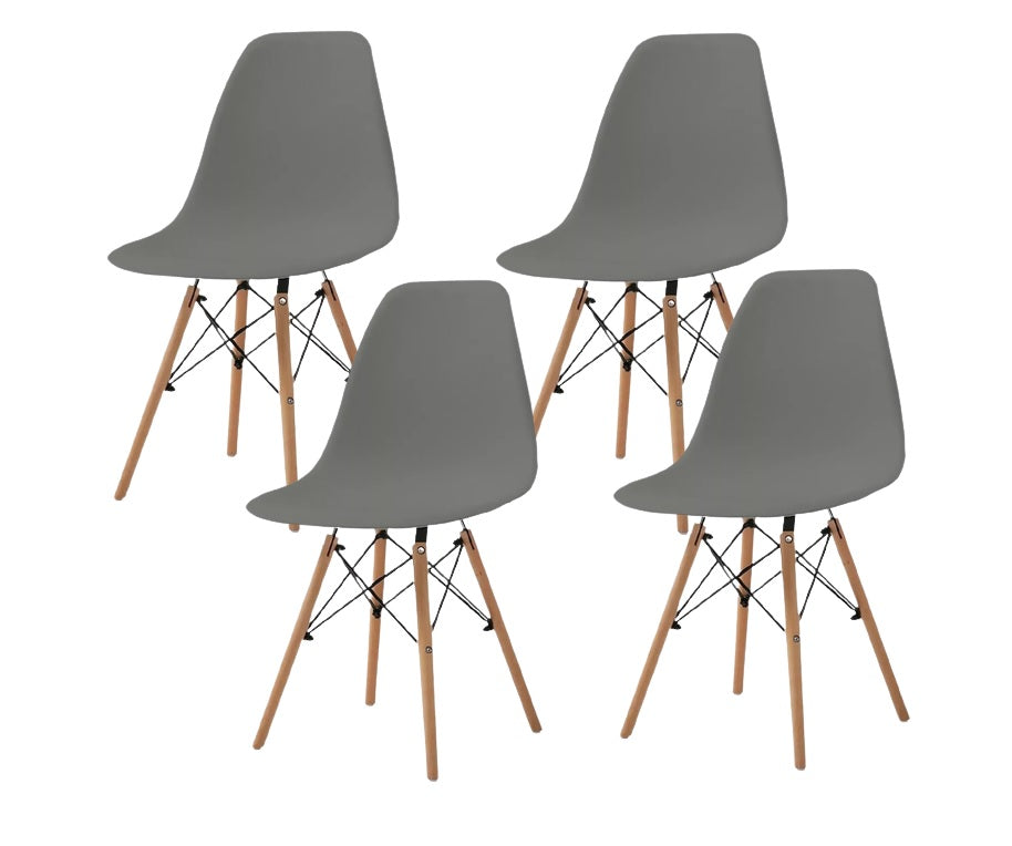 Pack 4 Sillas Eames
