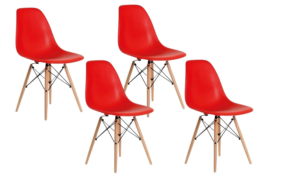 Pack 4 Sillas Eames