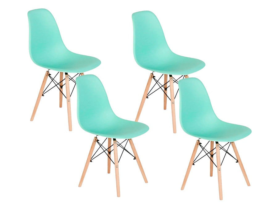 Pack 4 Sillas Eames