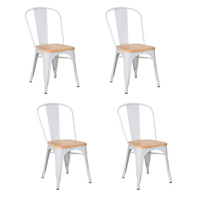 Pack 4 sillas Tolix Wood