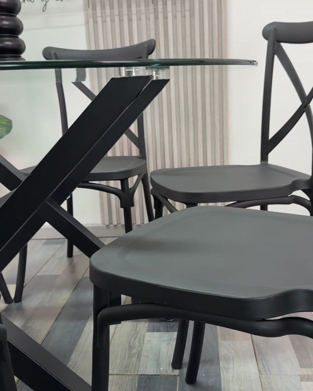 Comedor Sena X Black Redondo