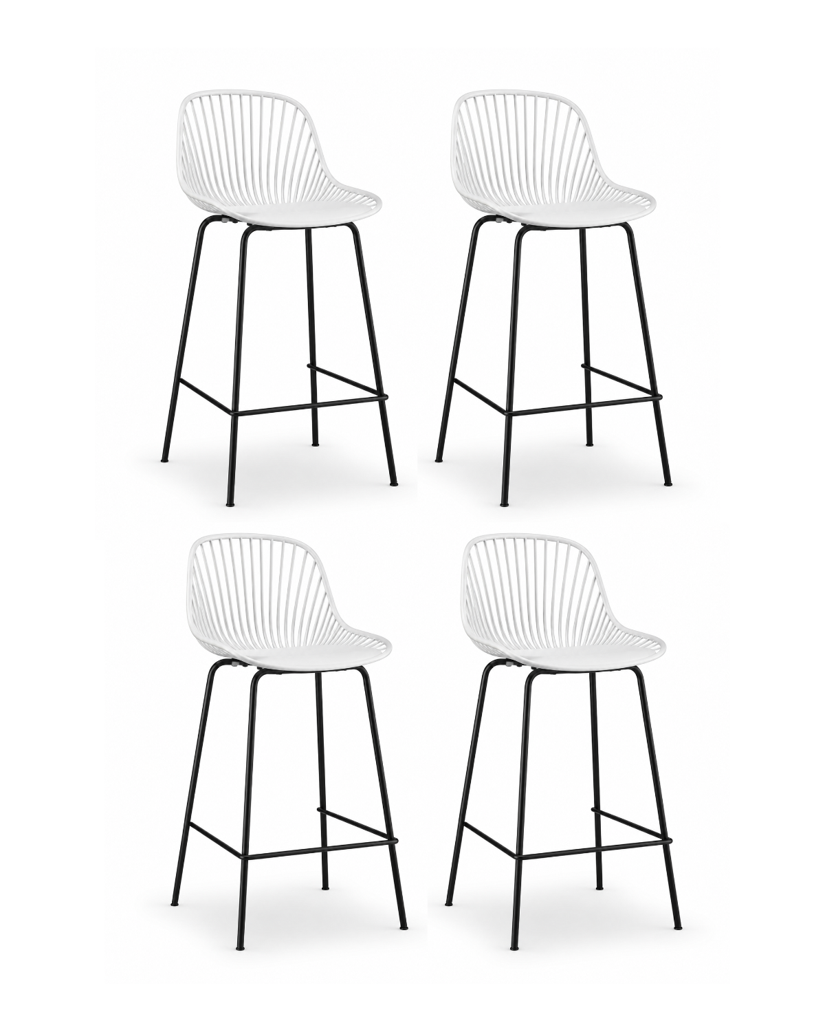 Pack 4 Taburetes Indiana 77cm