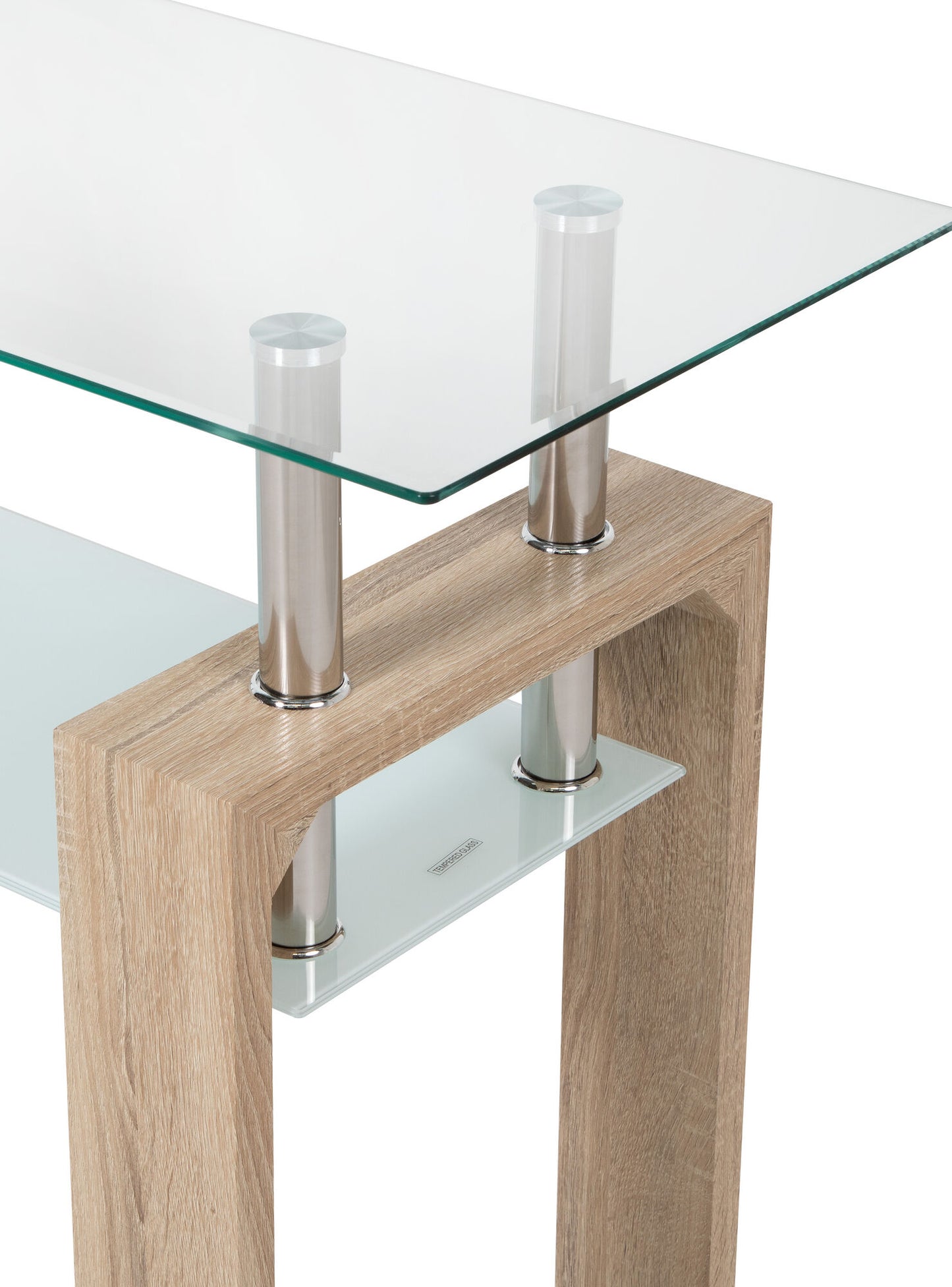 Arrimo Rectangular de Vidrio
