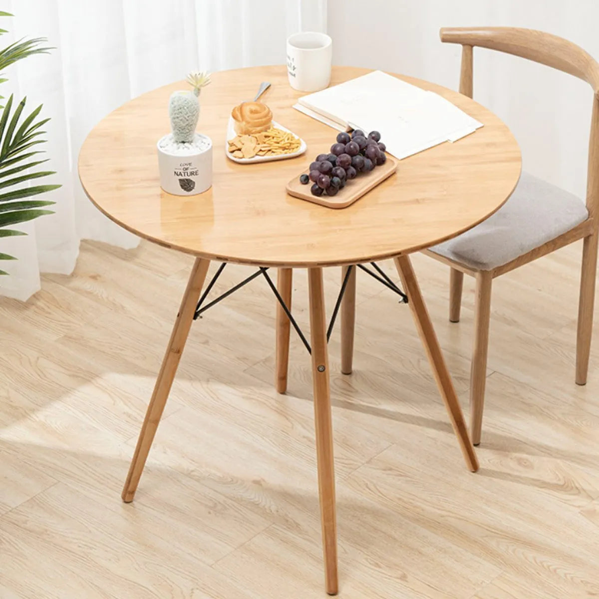 Mesa Eames Redonda 80 cm
