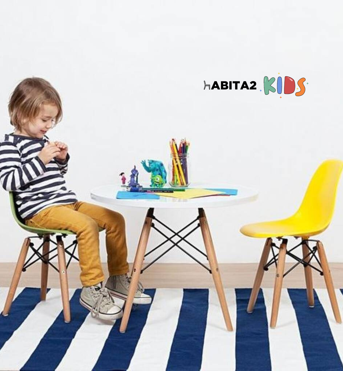 Mesa Eames Infantil 60 cm