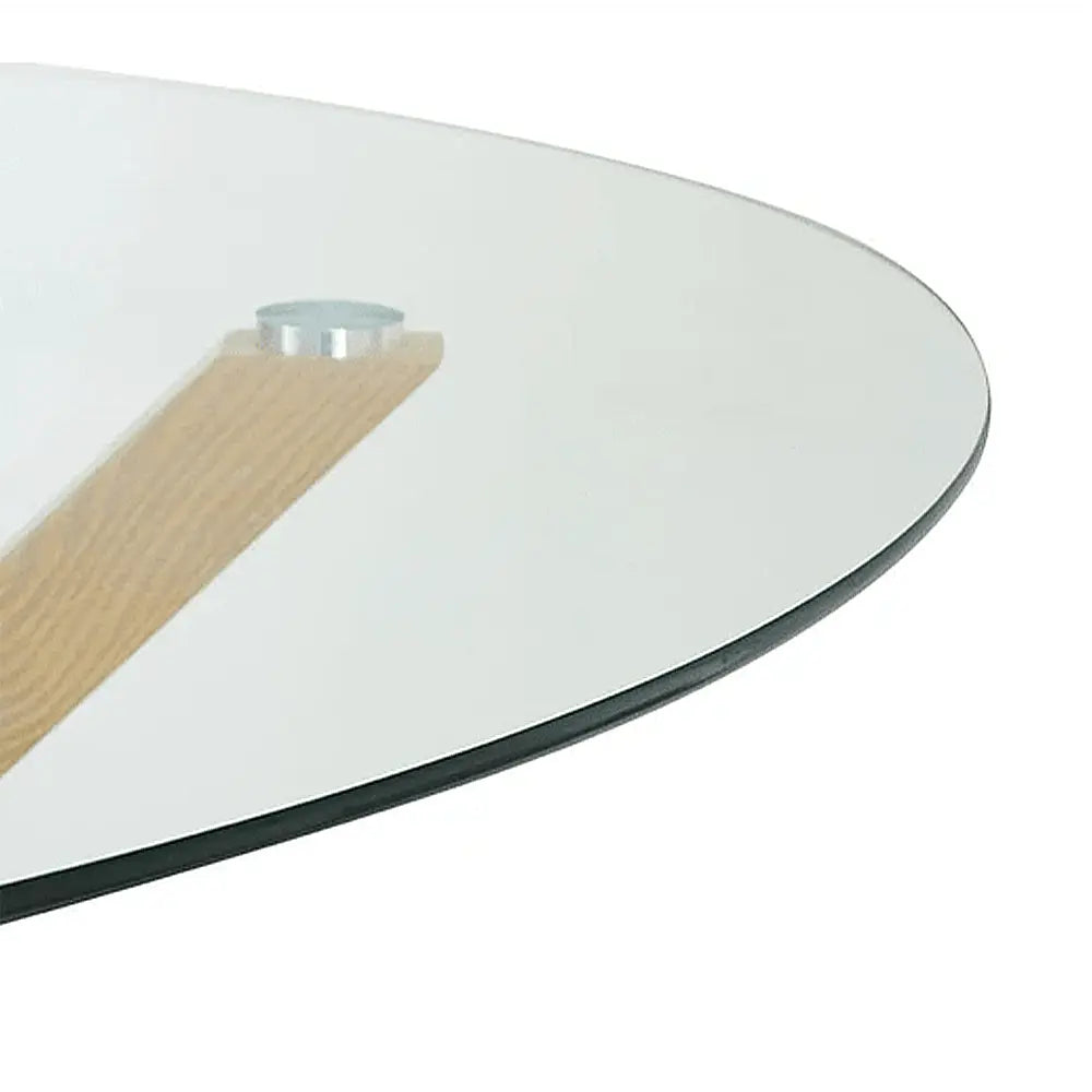 Mesa Nordic de vidrio 120 cm