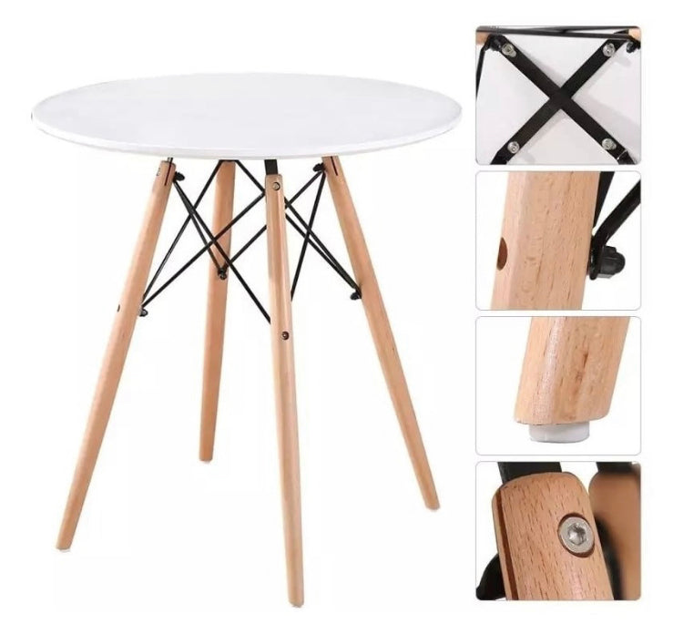 Mesa Eames Redonda 80 cm