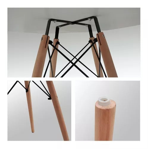 Mesa Eames Redonda 80 cm