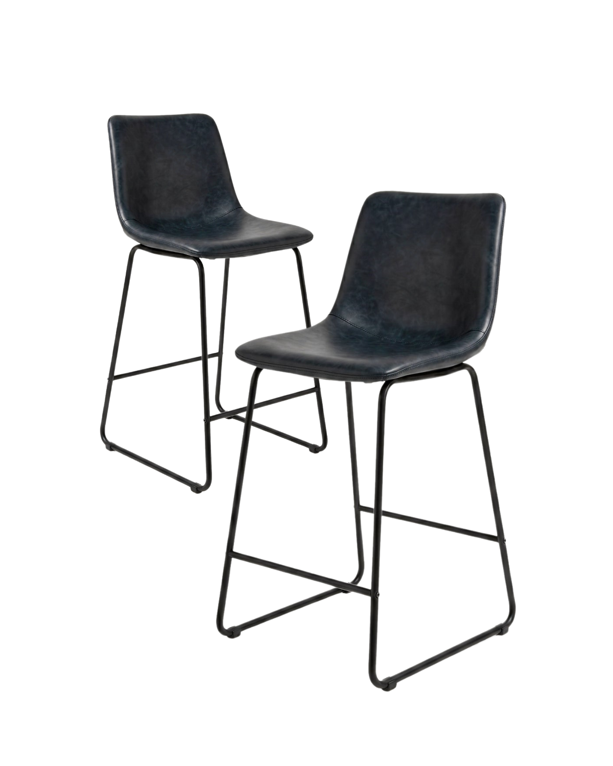 Pack 2 Taburetes Leah Cuero 65cm