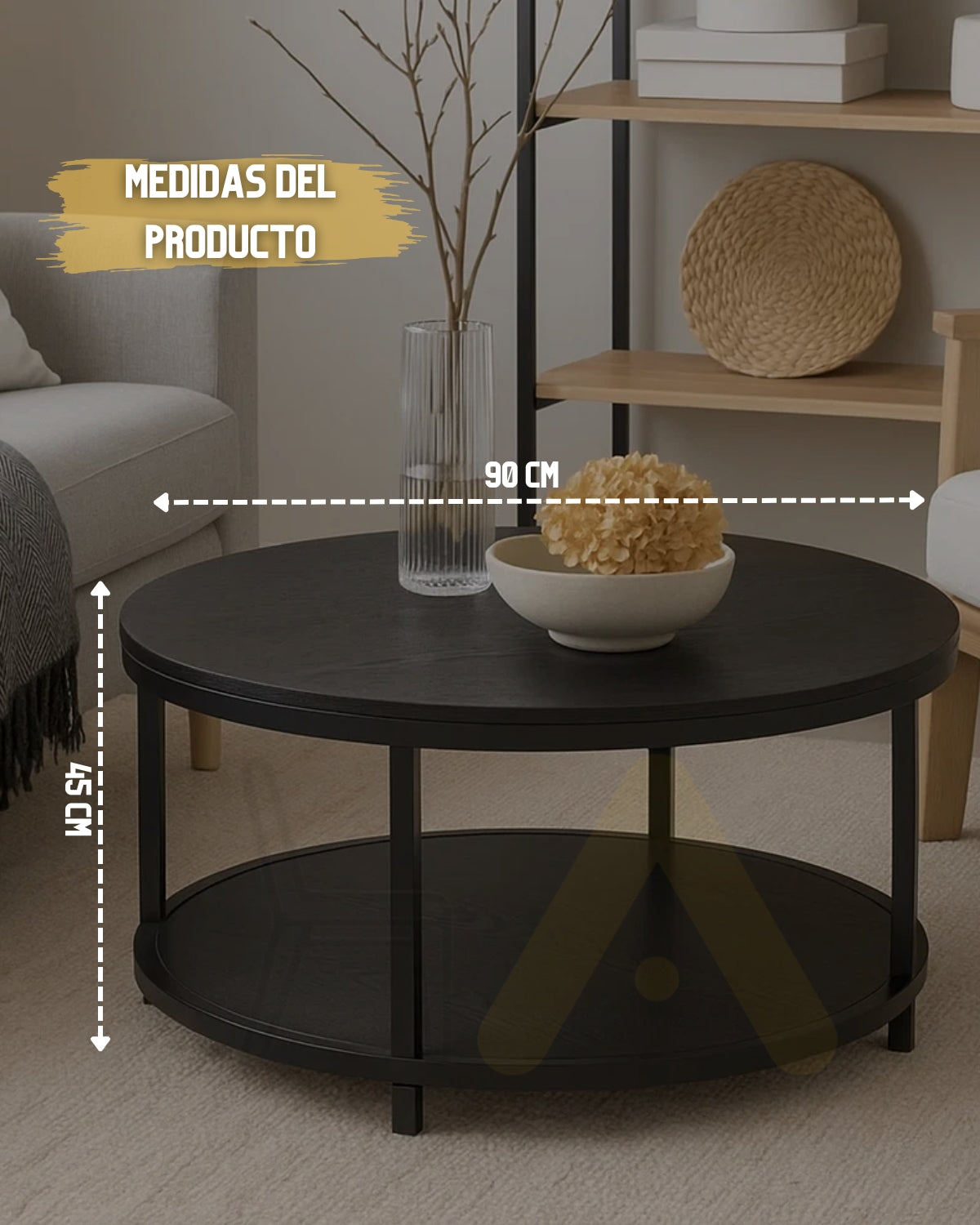 Mesa de Centro Level Black