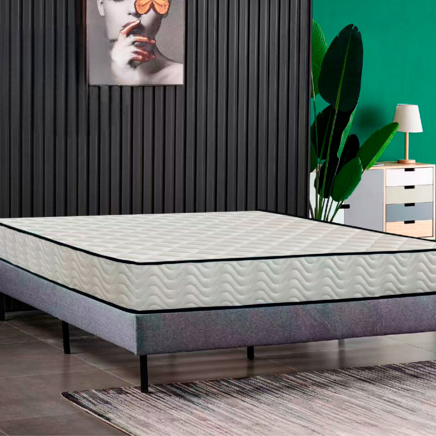 Colchon 2 Plazas 190x150x25 cm