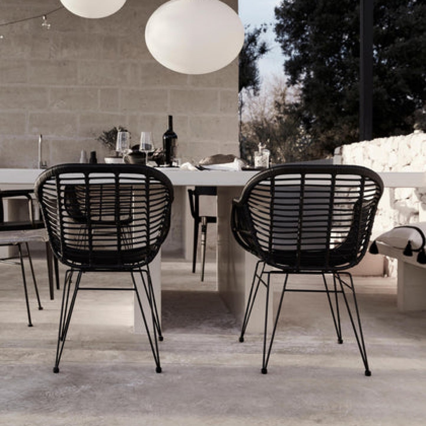 Butaca Rattan Santorini