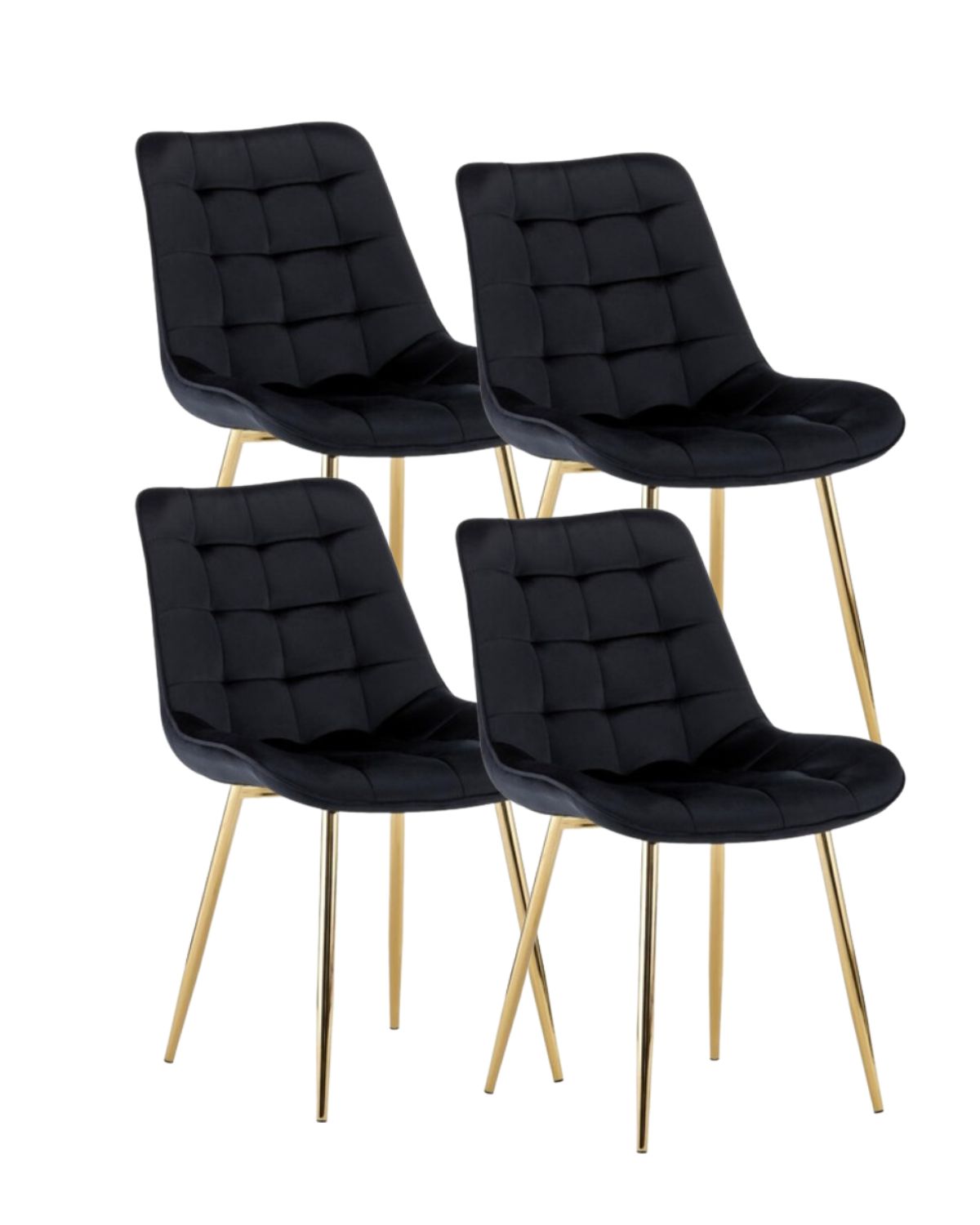 Pack 4 Sillas Roma Felpa