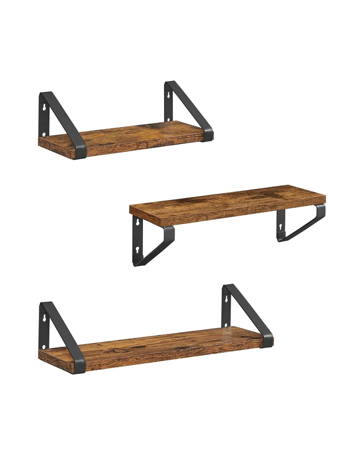 Set 3 Repisas Flotantes Rustic