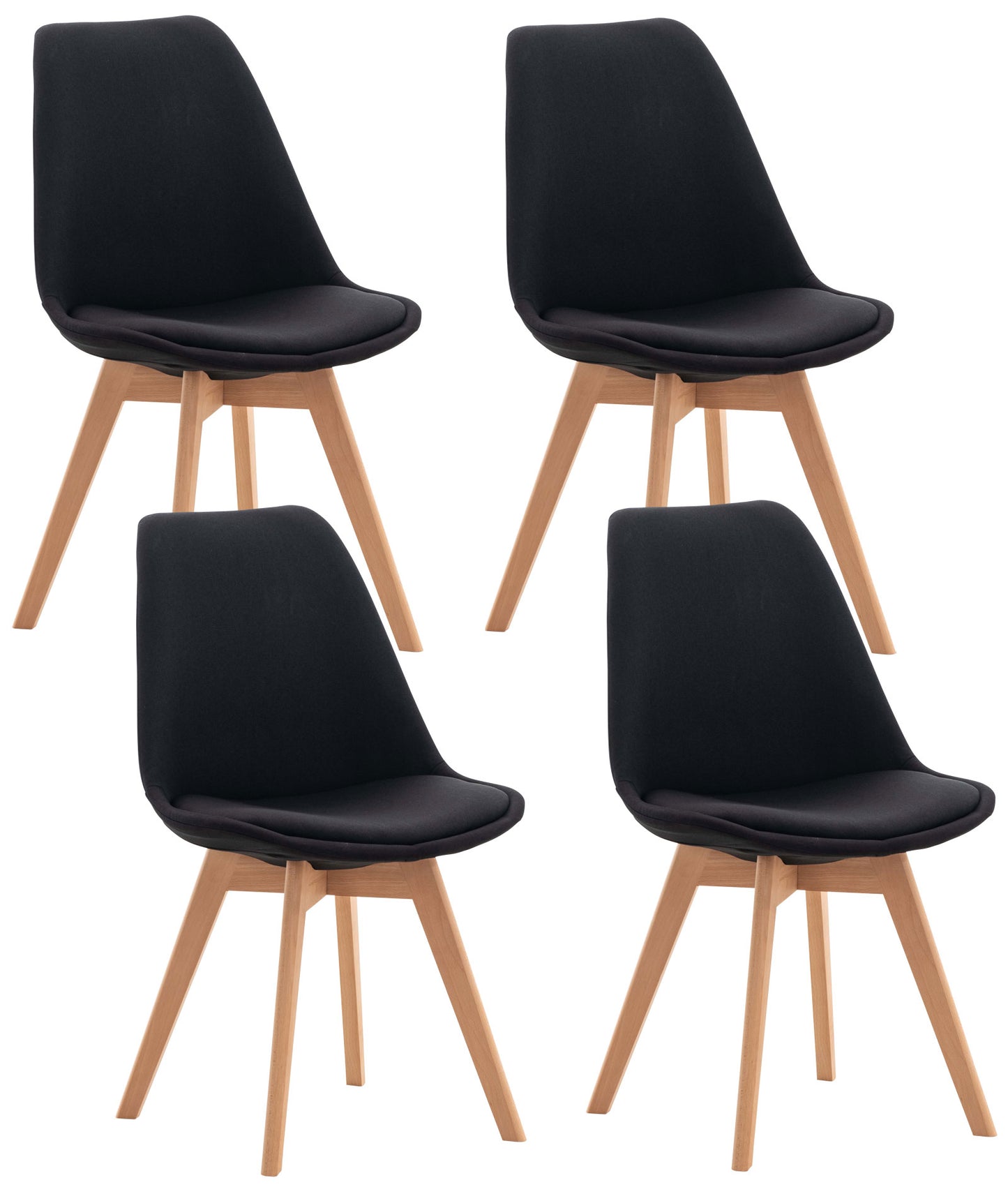 Pack 4 Sillas Tulip Lino