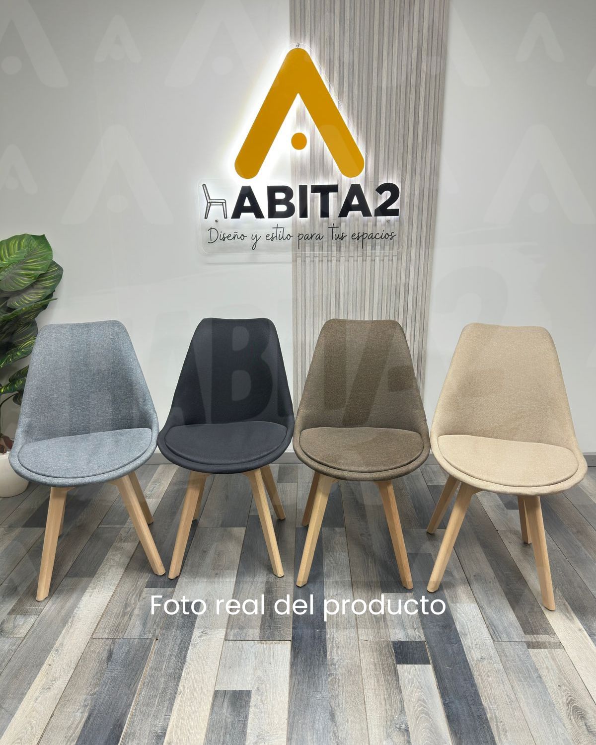 Silla Tulip Lino