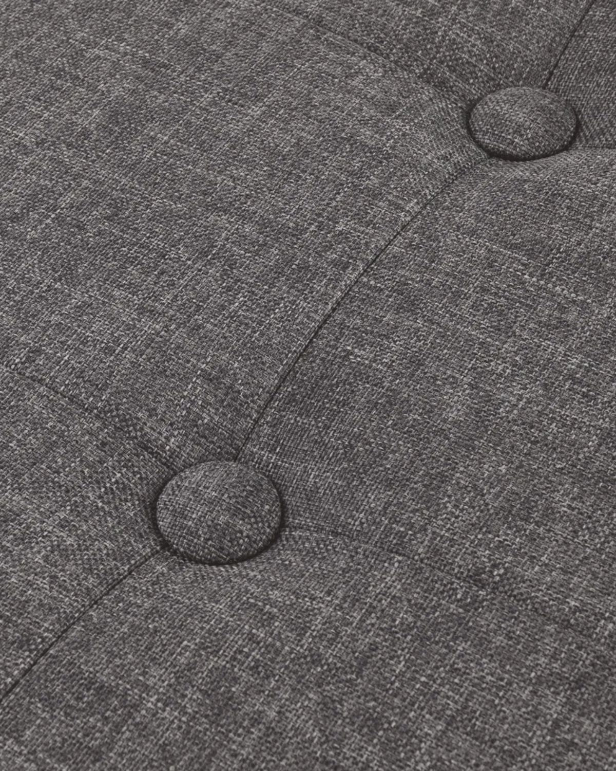 Banqueta Pouf Lino Gris