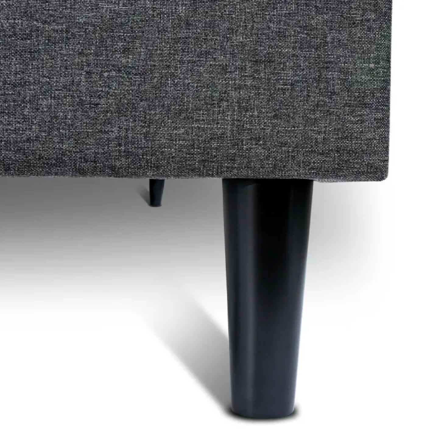 Base Cama Europea Gris 2 Plazas