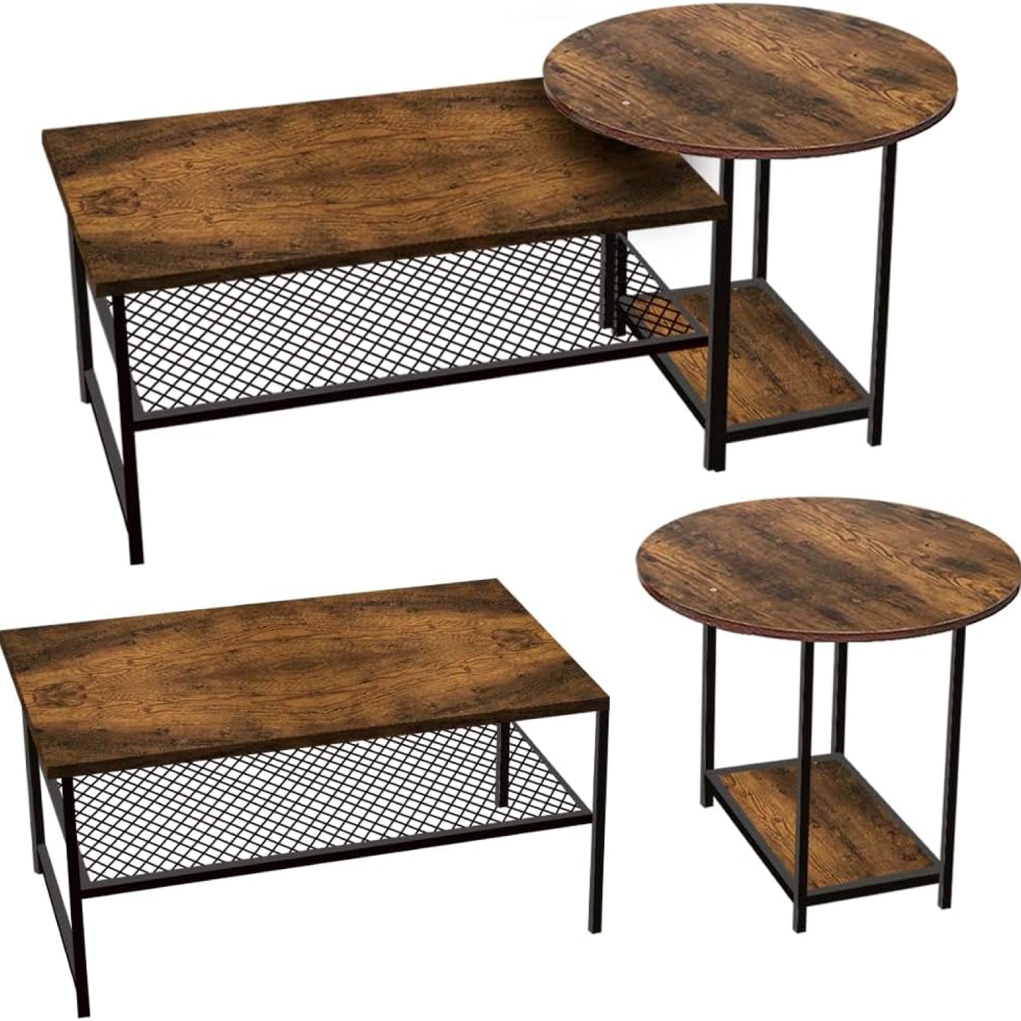 Set de Mesas Modular Industrial
