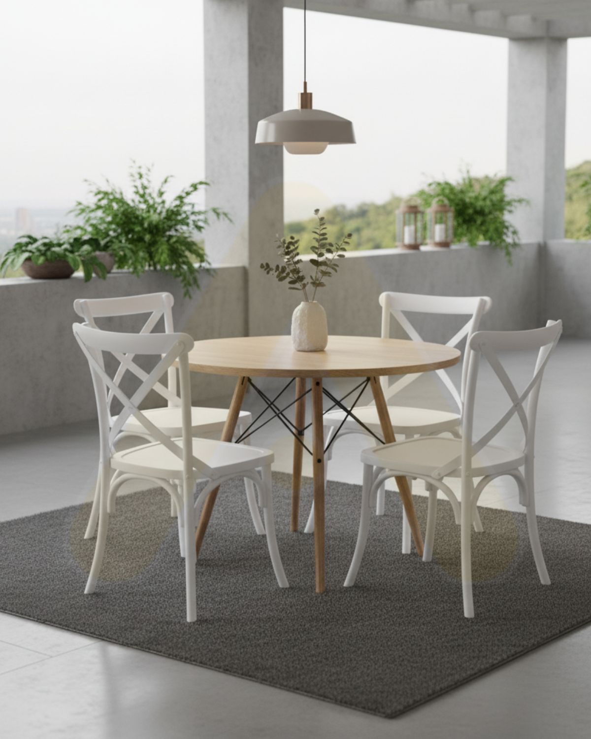 Comedor Sena Eames Wood