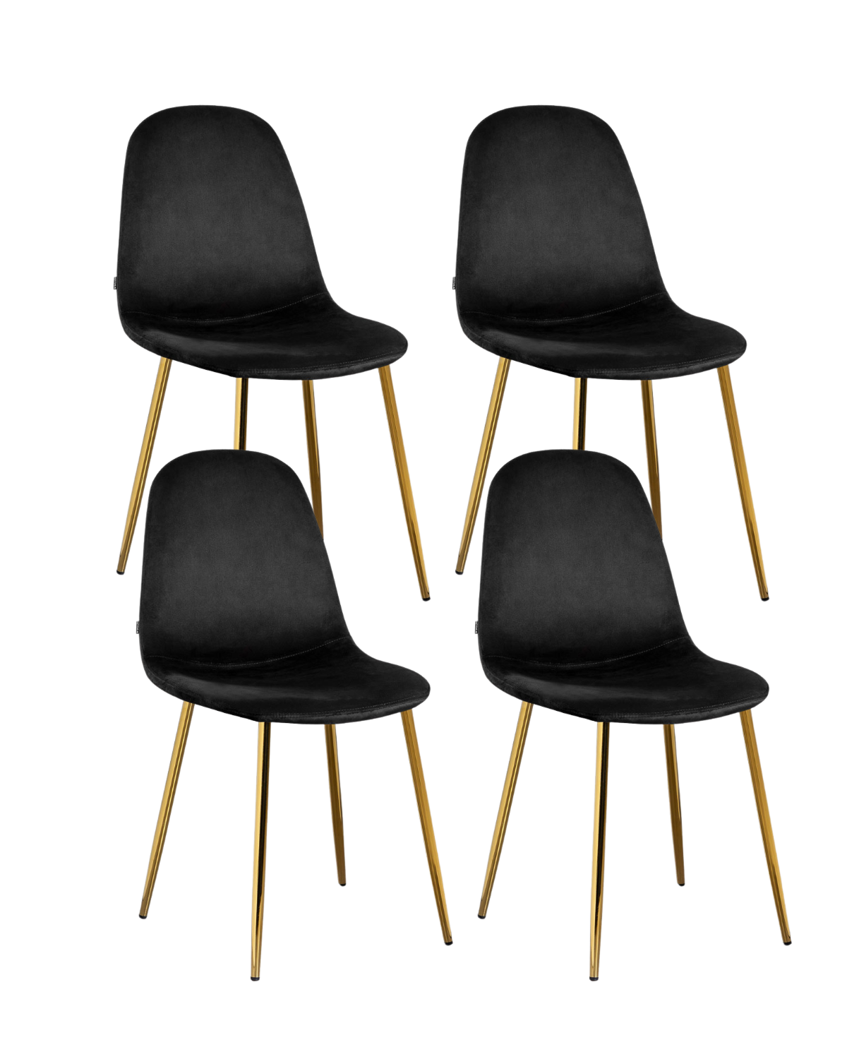 Pack 4 Sillas Trendytop Gold Terciopelo