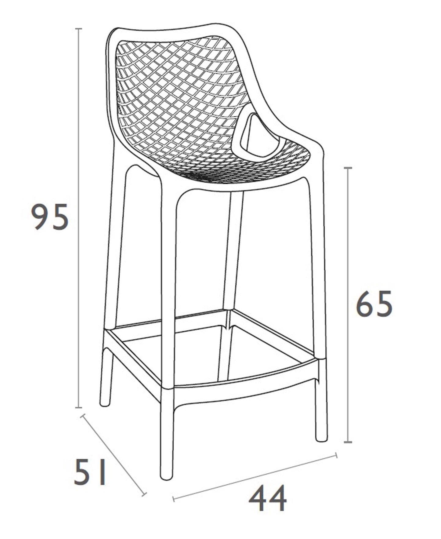 Taburete City 65 cm