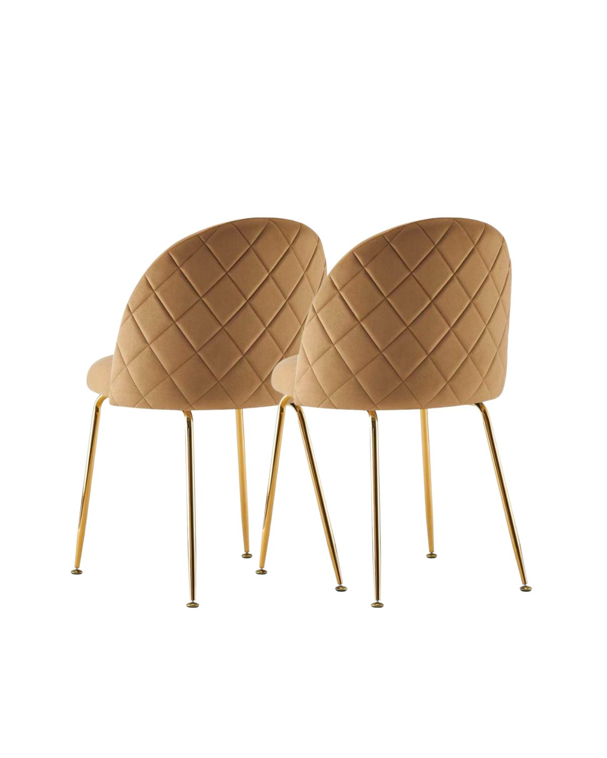 Pack 2 Silla Nordic Felpa Gold