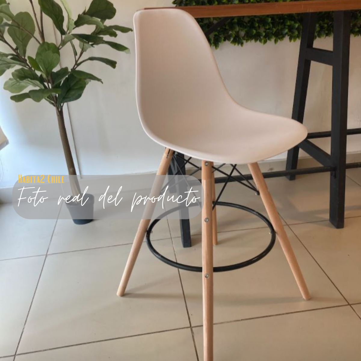 Taburete Eames 70 cm