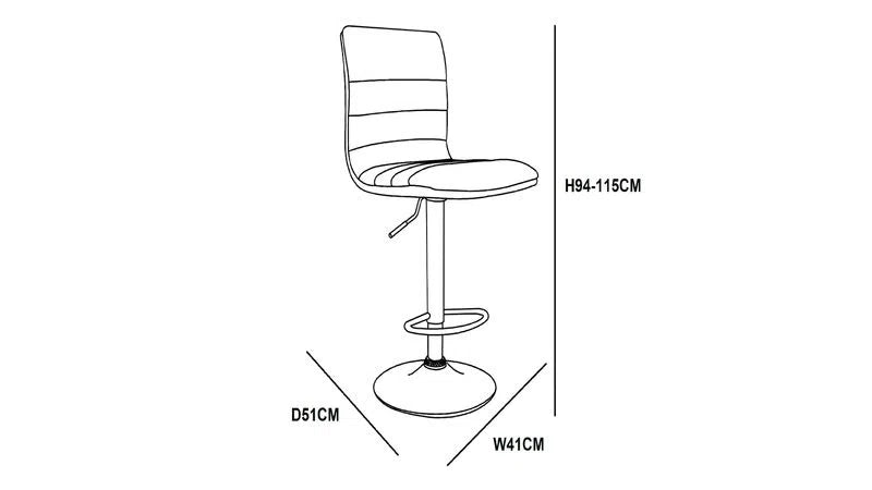 Silla de Bar Castilla (Ajustable)