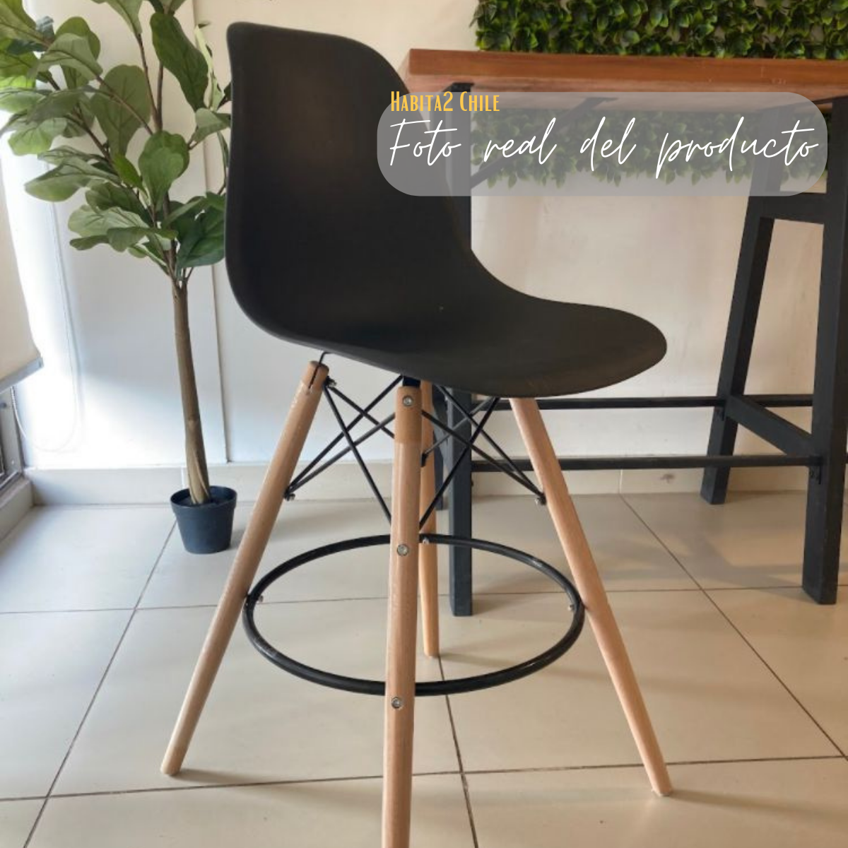 Taburete Eames 70 cm