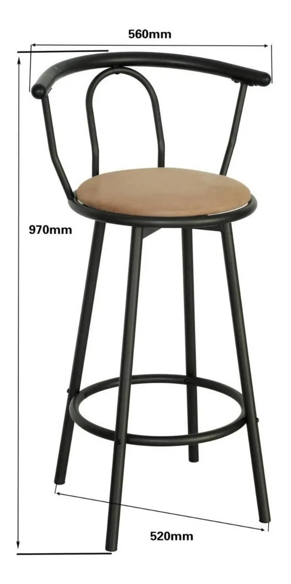 Silla de bar Giratoria 70 cm