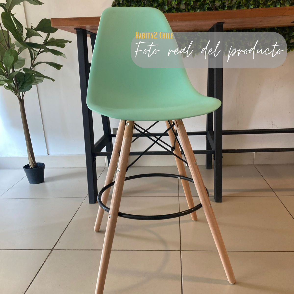 Taburete Eames 70 cm