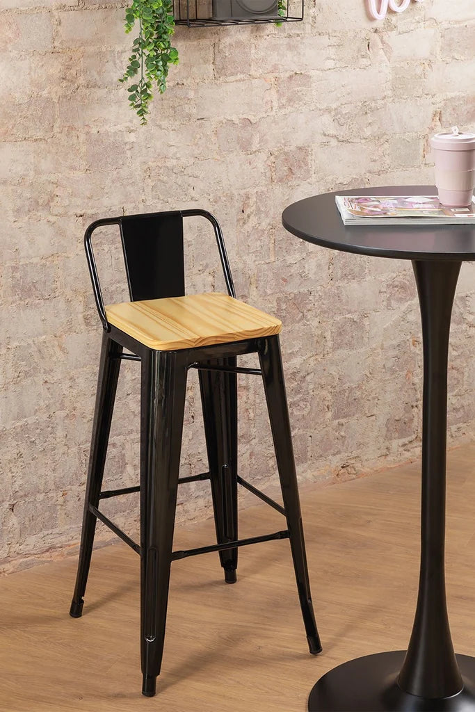 Taburete Tolix Wood 66 cm