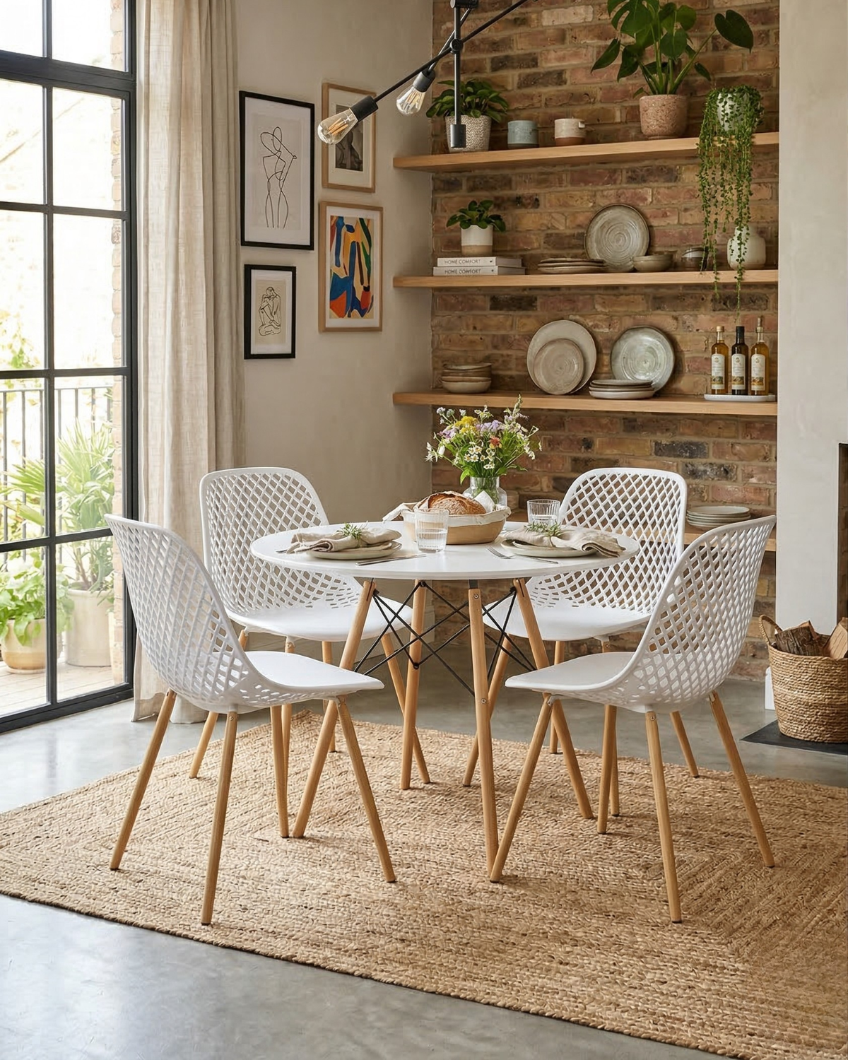 Comedor Panal Eames 80 cm