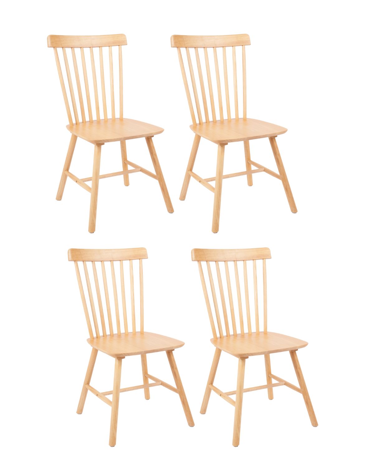 Pack 4 Sillas Windsor Madera