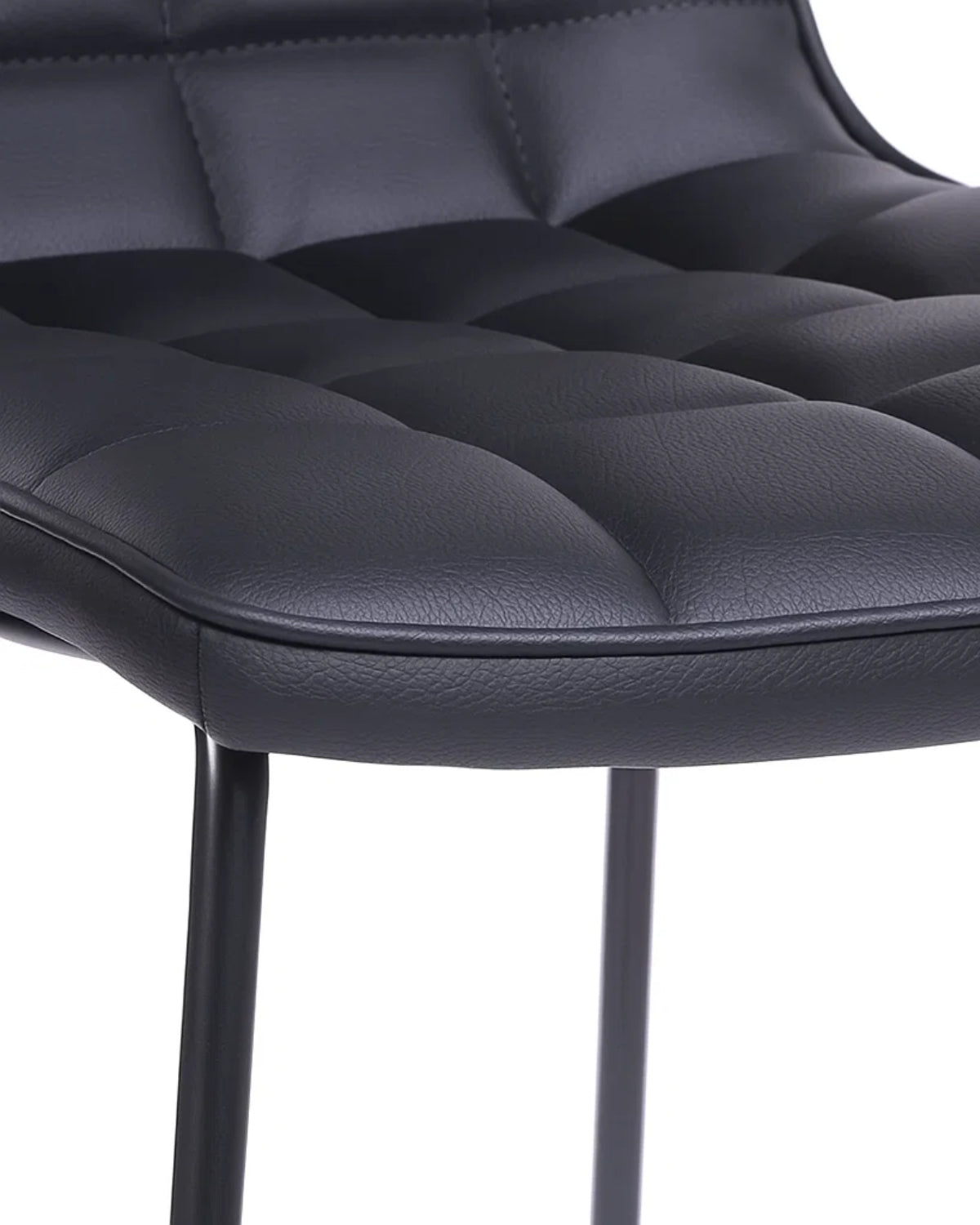 Pack 4 Taburetes Cuero Blacky 64 cm
